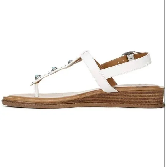 NWOT Zodiac Giselle Western Style Sandal W/Turquoise Detail Size 8 - Picture 3 of 14